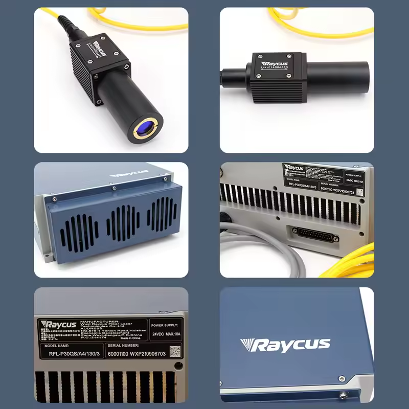 Fiber Laser Source 20W - 格安の純正 Raycus 20W Qスイッチパルスファイバーレーザーソース高品質モジュール、金属マーキングおよび彫刻機用