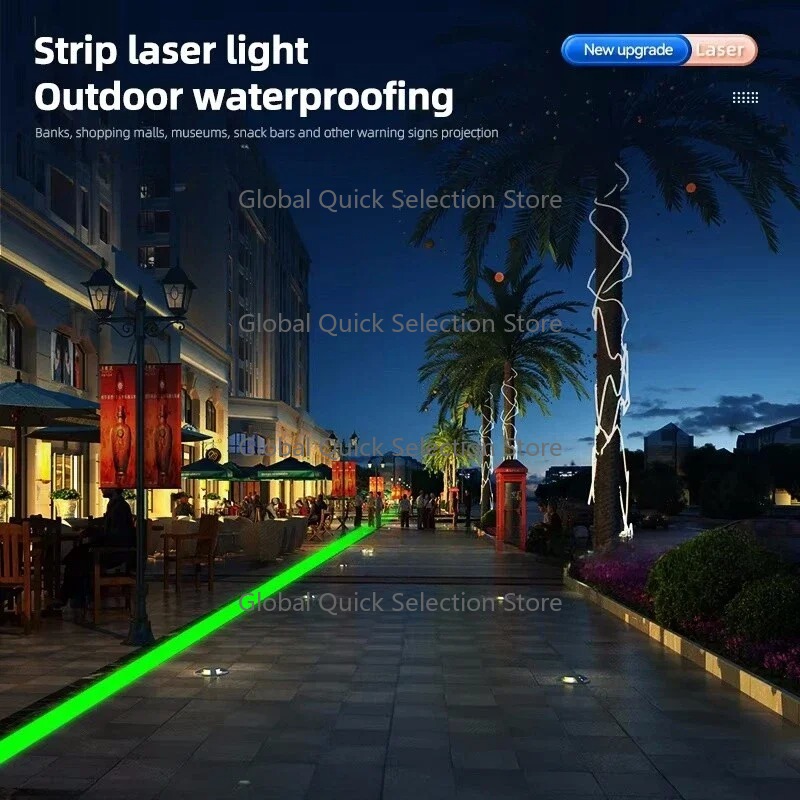 Industrial Laser Line Projector - 産業用仮想レーザー安全ラインサインプロジェクター床面標示警告灯