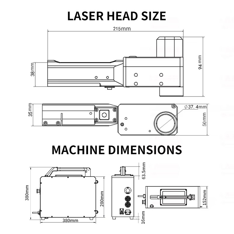 バックパック型携帯レーザークリーナー錆除去工業用100w 1 - Industrial Laser Rust Removal Machine のレビューと価格