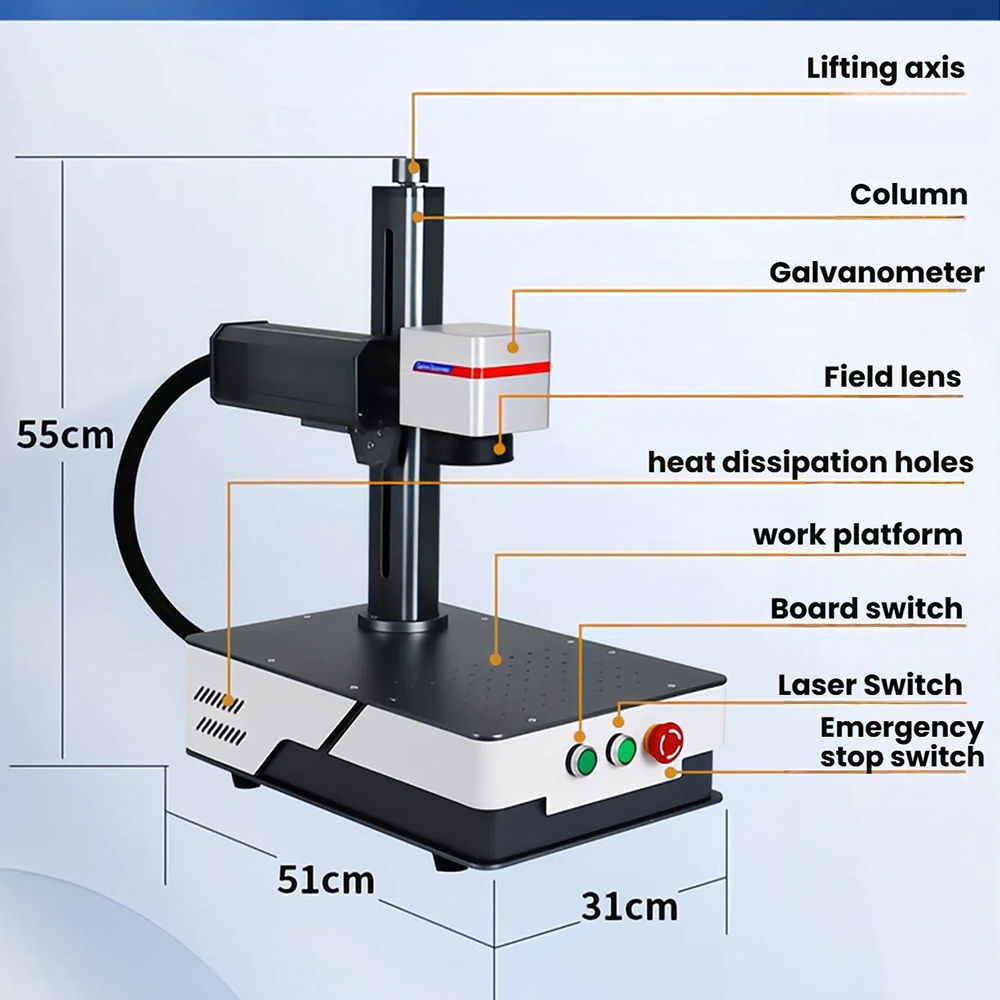 WaveTopSign 20W 30W ファイバーレーザーマ - Fiber Laser Source 20W のレビューと価格