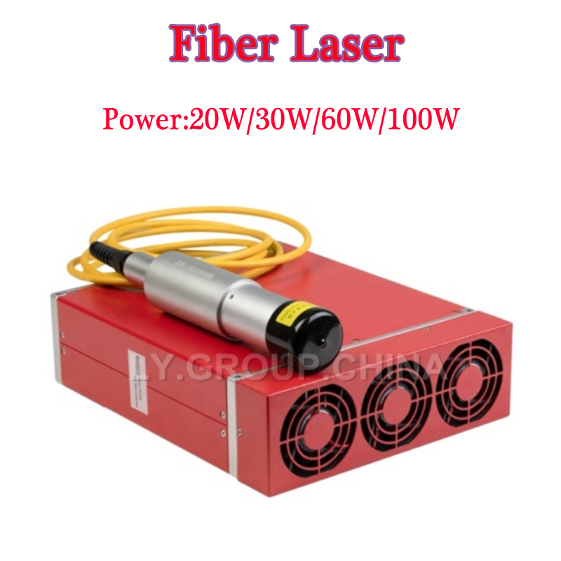 オリジナル20W 30W 60W 100W JPT MOPA - Fiber Laser Source 20W のレビューと価格