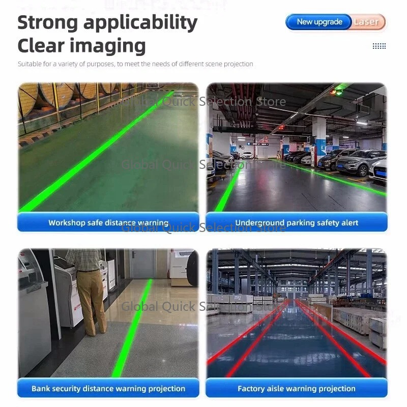 産業用仮想レーザー安全ラインサインプロジェクター床面標示警告 - Industrial Laser Line Projector のレビューと価格
