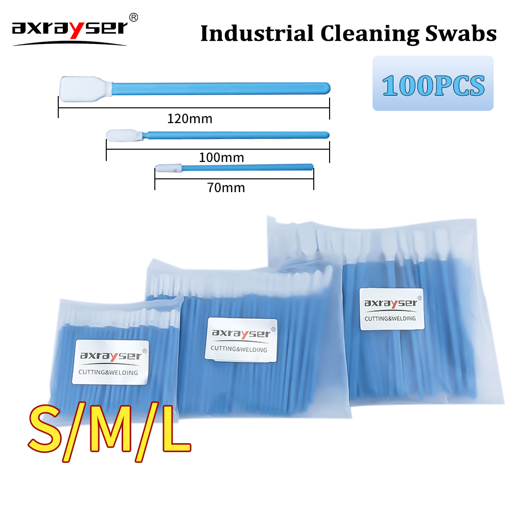 100 個綿棒工業用クリーニング綿棒レーザーレンズ保護レンズ - Industrial Laser Cleaning のレビューと価格