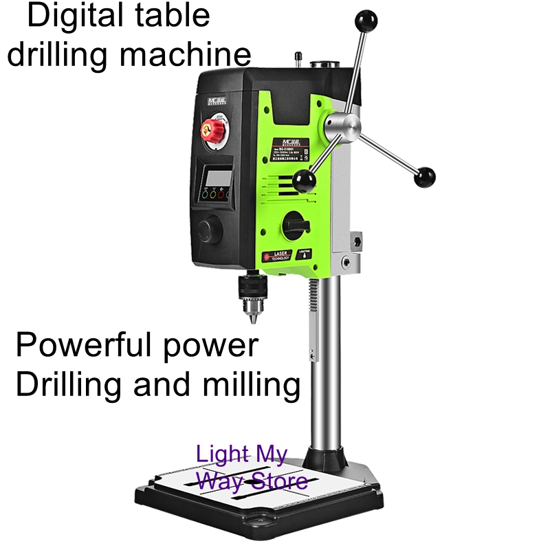 ミニ強力テーブルドリルマシン、デジタルディスプレイ、レーザー - Industrial Laser Drill のレビューと価格