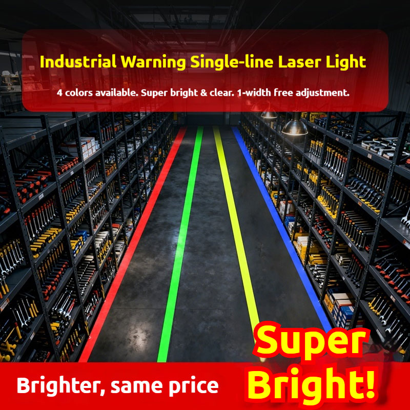 単線レーザー投影ライト 高輝度黄色警告スポットライト 工業用 - Industrial Laser Line Projector のレビューと価格